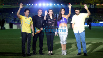 Salman Khan and Katrina Kaif perform at Opening of ISL Ceremony in Kochi