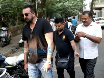 Sanjay Dutt snapped at Avinash Gowariker's office in Khar