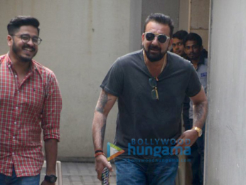 Sanjay Dutt snapped at the office of Vishesh Films