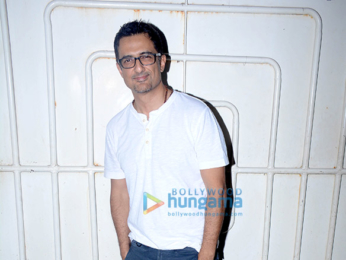 Sanjay Suri and others snapped at the special screening of 'Ajji'