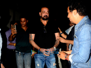 Sanjay Dutt snapped at Vishesh Films' office