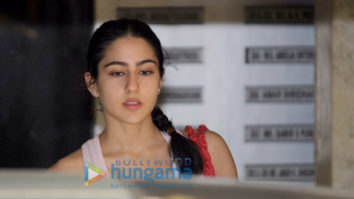 Sara Ali Khan snapped heading for her gym