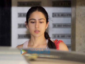 Sara Ali Khan snapped heading for her gym