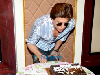 Shah Rukh Khan celebrates his birthday with the media