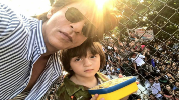 Check out: Shah Rukh Khan poses with little Abram and a massive crowd on his 52nd birthday