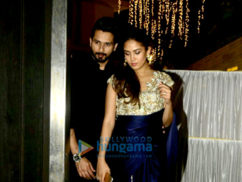 Shahid Kapoor, Mira Rajput and Sussanne Khan snapped at Gautam Gupta's wedding reception