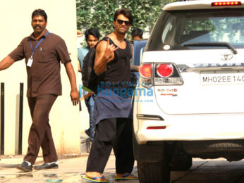 Shahid Kapoor, Nidhhi Agerwal, Karan Singh Grover snapped at gym
