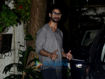 Shahid Kapoor snapped at Sunny Super Sound