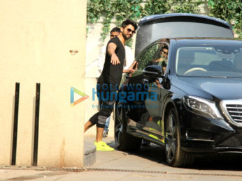 Shahid Kapoor spotted after his gym session in Bandra