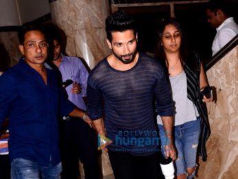 Shahid Kapoor and Zareen Khan snapped in Lower Parel