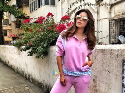 Shama Sikander snapped sporting a gym look