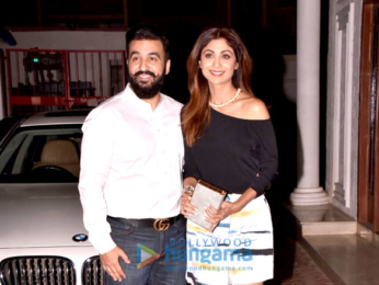 Shilpa Shetty and Raj Kundra snapped on their anniversary