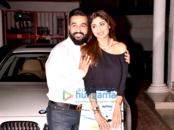 Shilpa Shetty and Raj Kundra snapped on their anniversary