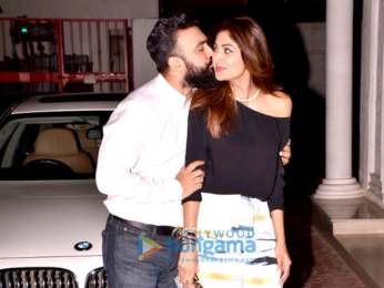 Shilpa Shetty and Raj Kundra snapped on their anniversary