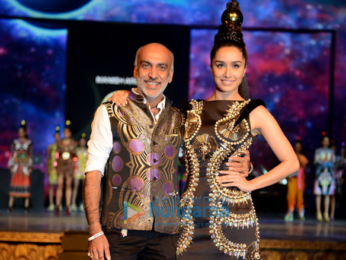 Shraddha Kapoor walks the ramp for Manish Arora at Blender's Pride Fashion Tour, New Delhi