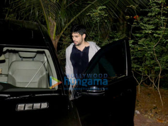 Sidharth Malhotra snapped post dance rehearsals