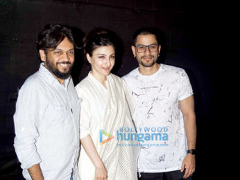 Soha Ali Khan and Kunal Khemu grace the screening of the film 'An Insignificant Man'