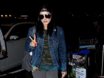 Sunny Leone, Neha Kakkar and Himansh Kohli spotted at the airport