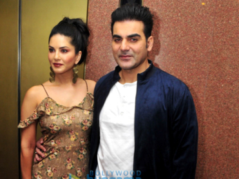 Sunny Leone and Arbaaz Khan promote 'Tera Intezaar' in Delhi