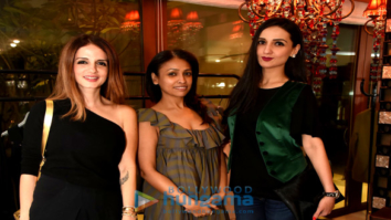Sussanne Khan and Surily Goel and Kajal Fabiani snapped at a store