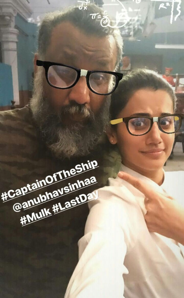 Taapsee Pannu starrer Mulk wrapped up in a funny way and here are the pictures-3