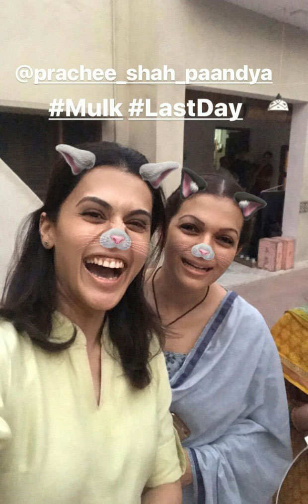 Taapsee Pannu starrer Mulk wrapped up in a funny way and here are the pictures-7