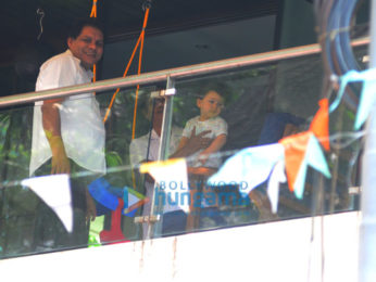 Taimur Ali Khan snapped at home