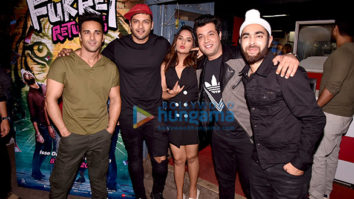 Team of Fukrey Returns snapped promoting the film at various location in Juhu