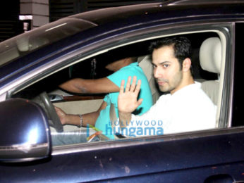 Varun Dhawan snapped at Siddharth Roy Kapoor's office