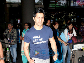 Varun Dhawan snapped at the airport