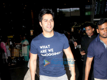 Varun Dhawan snapped at the airport