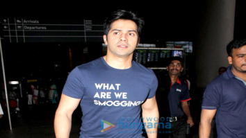 Varun Dhawan snapped at the airport