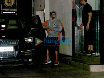 Varun Dhawan snapped outside his gym