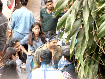 Varun Dhawan spotted at Mehboob studio in Bandra