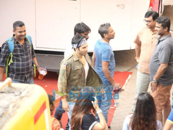 Varun Dhawan spotted at Mehboob studio in Bandra