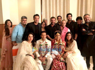 Vatsal Sheth and Ishita Dutta pose after their wedding