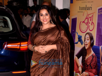 Vidya Balan graces the screening of the film 'Tumhari Sulu'