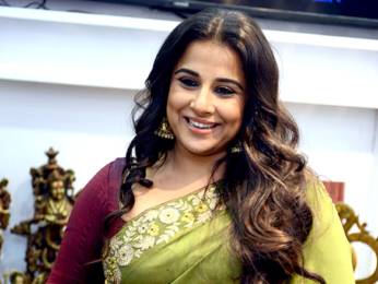 Vidya Balan visits a salon in Delhi