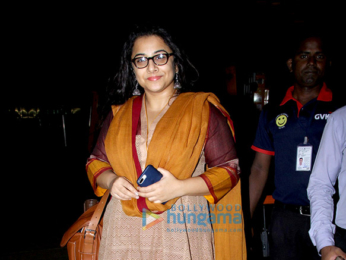 Vidya Balan snapped at the airport