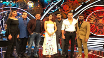 WHOA! Salman Khan is excited as Race 3 team including Jacqueline Fernandez visit Bigg Boss set