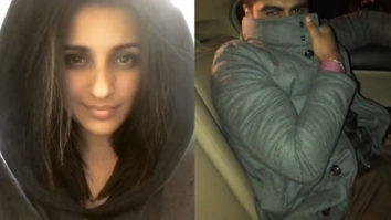 WOW! Arjun Kapoor and Parineeti Chopra spotted enjoying the freezing cold of Delhi
