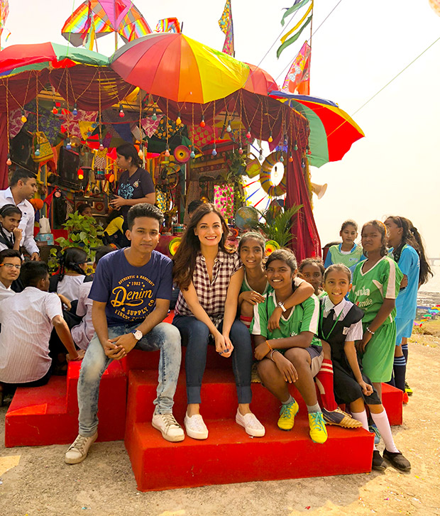 WOW! Dia Mirza celebrates Children’s Day with kids from Scrappy News Service (4)