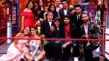 Zareen Khan snapped on the sets of Entertainment Ki Raat