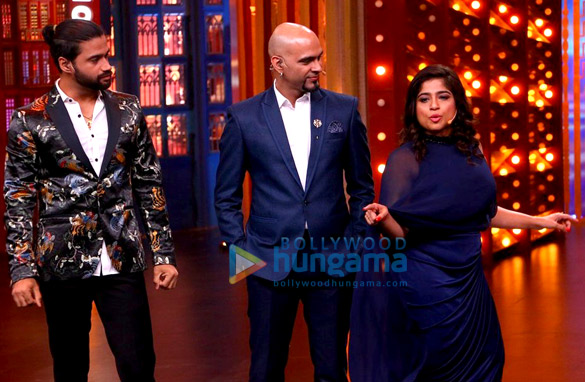 zareen khan snapped on the sets of entertainment ki raat 4