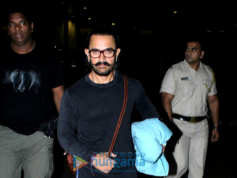 Aamir Khan arrived back from Bangkok