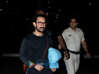 Aamir Khan arrived back from Bangkok
