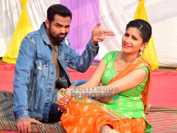 Abhay Deol and Sapna Chaudhary shoot for 'Nanu Ki Jaanu'