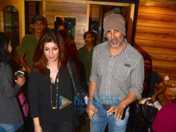 Akshay Kumar and Twinkle Khanna spotted at Farmers Café, Bandra