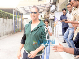 Akshay Kumar promotes ‘Pad Man’ in South Mumbai