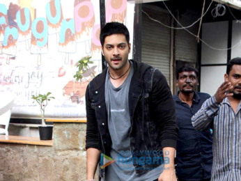 Ali Fazal snapped at a restaurant in Bandra